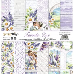 Papiers Scrap Boys Lavender...