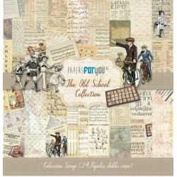 Papiers 15x15cm Old School...