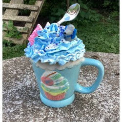 Mug topper "Sunday bleu"